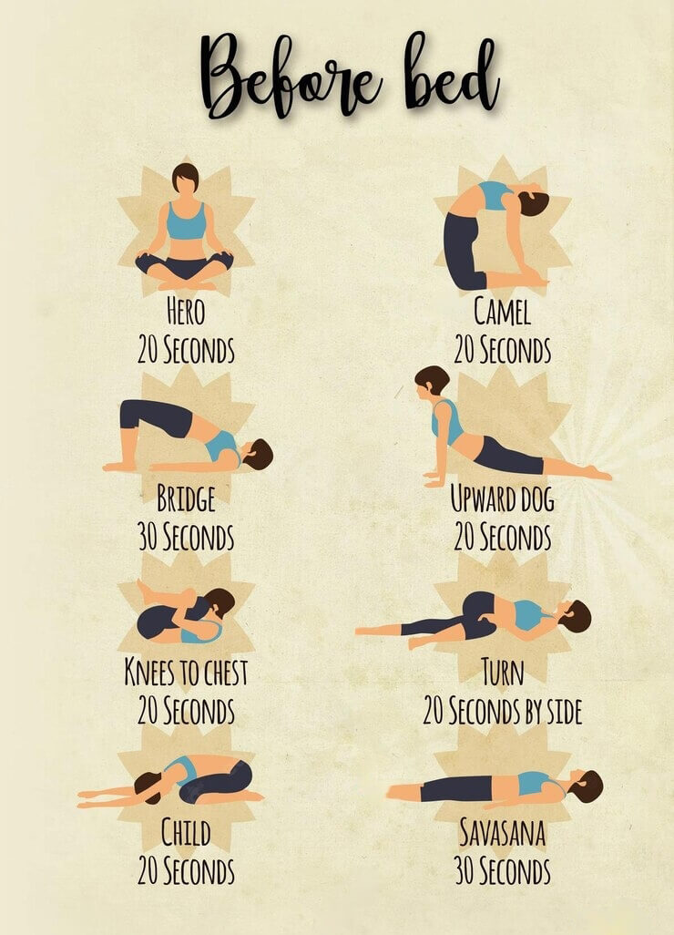 Yoga before bed poses