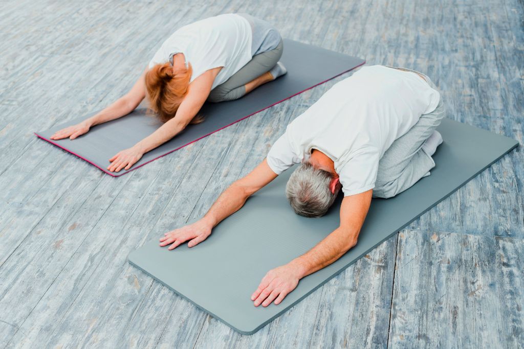 Restorative yoga sequence